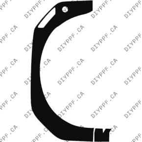 Wheel, Flare Front, Full Right w/ 1 Sensor 2024-2024 Hyundai Santa Fe Calligraphy 24-24 4D SUV PPF