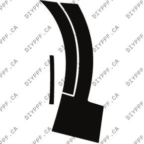 Wheel, Rear Splash Left 2024-2025 BMW X5 M60i 25-24 4D SUV PPF