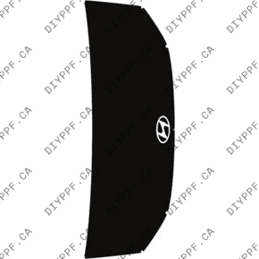 Hood, Wrapped 2024-2024 Hyundai Santa Fe Limited 24-24 4D SUV PPF