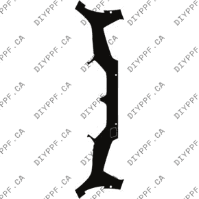 Bumper, Washer w/ 4 Sensors 2020-2023 BMW X6 23-20 4D SUV PPF