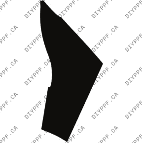 Fender, Left, Wrapped 2024-2024 Alfa Romeo Tonale Ti 24-24 4D SUV PPF