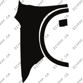 Fender, Left Full 2024-2024 Alfa Romeo Tonale Ti 24-24 4D SUV PPF