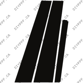 Door, B Pillar Left 2024-2024 Alfa Romeo Tonale Ti 24-24 4D SUV PPF