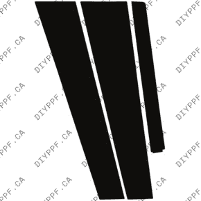 Door, B Pillar Right 2024-2024 Alfa Romeo Tonale Ti 24-24 4D SUV PPF