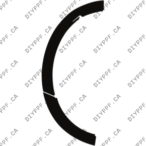 Wheel, Rear Flare, Full Left 2024-2024 Alfa Romeo Tonale Ti 24-24 4D SUV PPF