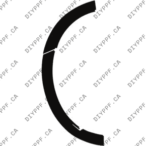 Wheel, Rear Flare, Full Right 2024-2024 Alfa Romeo Tonale Ti 24-24 4D SUV PPF