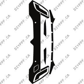 Bumper, Middle w/ 2 sensors 2024-2024 BMW i5 M60 24-24 4D Sdn PPF