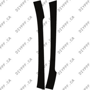 A Pillar 2022-2024 Volkswagen Tiguan S/SE 24-22 4D SUV PPF