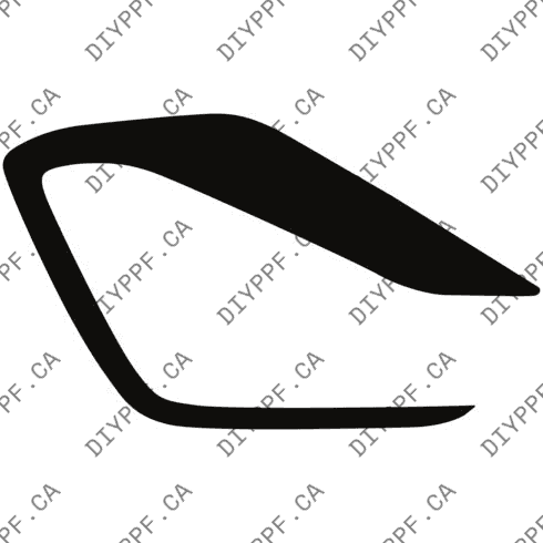 Bumper, Bottom Left 2022-2024 Volkswagen Tiguan S/SE 24-22 4D SUV PPF