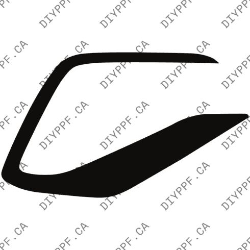 Bumper, Bottom Right 2022-2024 Volkswagen Tiguan S/SE 24-22 4D SUV PPF