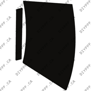 Wheel, Rear Splash Left 2022-2024 Volkswagen Tiguan S/SE 24-22 4D SUV PPF