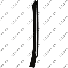 Door, A Pillar Left 2023-2024 KIA Niro Hybrid EX 24-23 4D SUV PPF