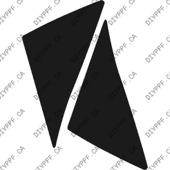 Fenders L & R 2002-2004 Dodge Caravan 04-02 MV/LWB PPF