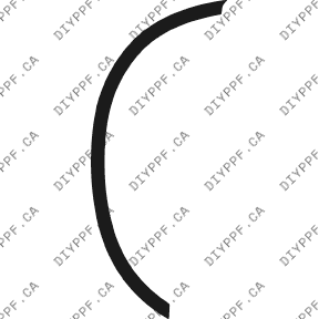 Wheel, Front Lip Left 2002-2004 Dodge Caravan 04-02 MV/LWB PPF