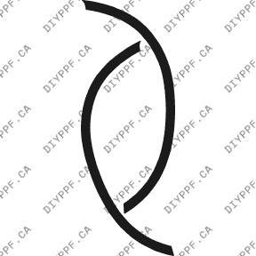 Wheel Lip Front, L&R 2002-2004 Dodge Caravan 04-02 MV/SWB PPF