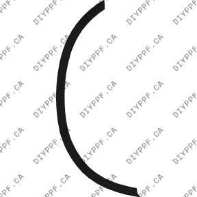 Wheel, Front Lip Right 2002-2004 Dodge Caravan 04-02 MV/SWB PPF