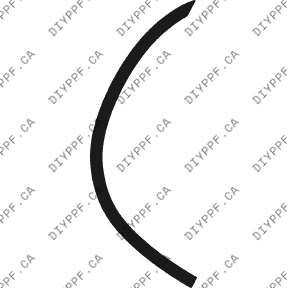 Wheel, Rear Lip Left 2002-2004 Dodge Caravan 04-02 MV/SWB PPF