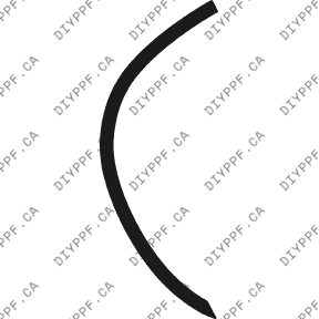 Wheel, Rear Lip Right 2002-2004 Dodge Caravan 04-02 MV/SWB PPF