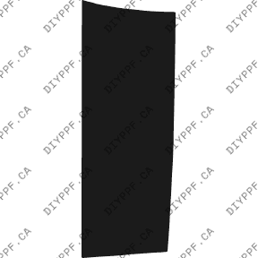 Dodge Dakota Club Cab (2002–2004) Rocker Panel, Rear Bed Right Paint Protection Film (PPF) Kit – Club Cab Pickup