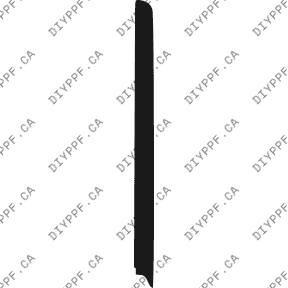 Dodge Dakota Club Cab (2002–2004) Bed Side Rail Left Paint Protection Film (PPF) Kit – Club Cab Pickup