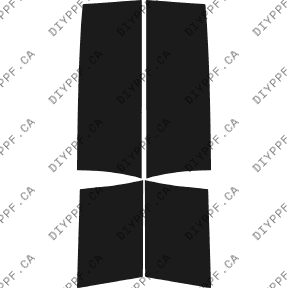 Dodge Dakota Base (2002–2004) Bed Rockers Paint Protection Film (PPF) Kit – Pickup