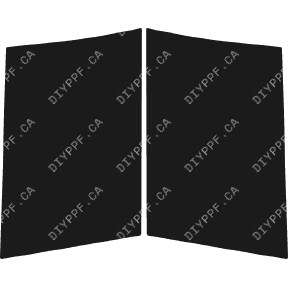 Dodge Dakota Bed Rockers Front (2002–2004) Bed Rockers Front Paint Protection Film (PPF) Kit – Pickup