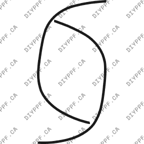 Wheel Lip Rear, L&R 2002-2004 Dodge Dakota 04-02 P/U PPF