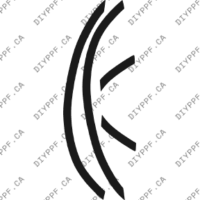 Wheel Lip Rear, L&R 2002-2004 Dodge Intrepid 04-02 4D Sdn PPF