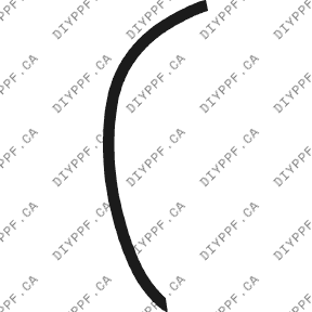 Wheel, Front Lip Left 2002-2004 Dodge Intrepid 04-02 4D Sdn PPF