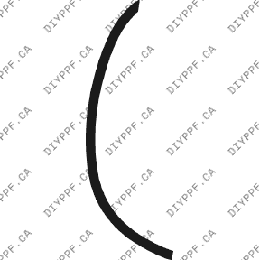 Wheel, Front Lip Right 2002-2004 Dodge Intrepid 04-02 4D Sdn PPF