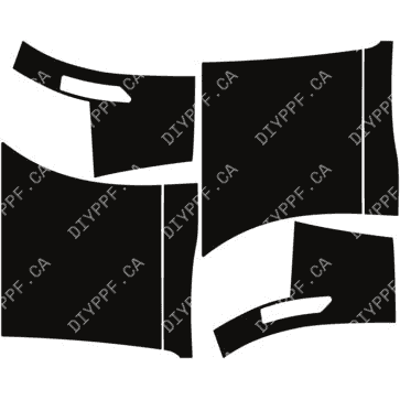 Splash 2024-2024 Ford Mustang Dark Horse/Dark Horse Premium 24-24 2D Cpe PPF