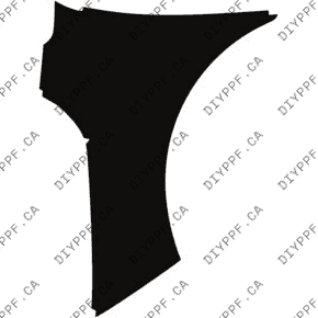 Fender, Left Full 2023-2024 KIA Niro Hybrid LX 24-23 4D SUV PPF