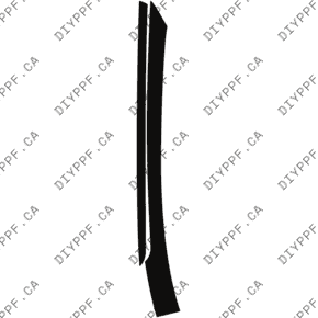 Door, A Pillar Right 2023-2024 KIA Niro Hybrid LX 24-23 4D SUV PPF