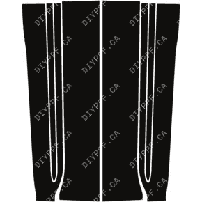 Door Panels Front, L&R 2021-2024 KIA Sorento S/EX/SX/SX-Prestige Hybrid 24-21 4D SUV PPF