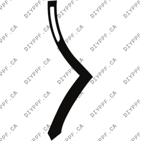 Bumper, Bottom Left 2021-2024 KIA Sorento S/EX/SX/SX-Prestige Hybrid 24-21 4D SUV PPF