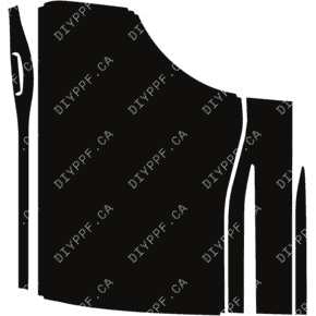 Door, Full Rear Left 2024-2024 Lincoln Nautilus Premier/Reserve/Black Label w/ Jet Appearance Package 24-24 4D SUV PPF