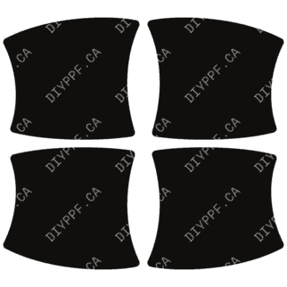 Door Handles 2024-2024 Mercedes-Benz GLC 300 4MATIC Coupe w/ AMG Line 24-24 4D SUV PPF