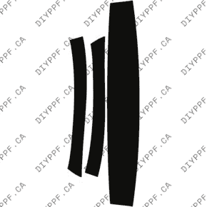 Roof & A Pillar 2024-2024 Mercedes-Benz GLC 300 4MATIC Coupe w/ AMG Line 24-24 4D SUV PPF