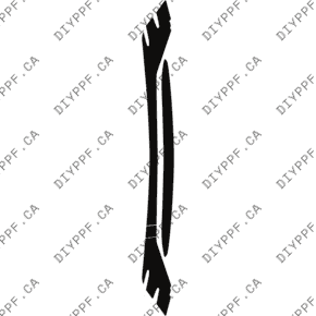 Bumper, Bottom 2024-2024 Mercedes-Benz GLC 300 4MATIC Coupe w/ AMG Line 24-24 4D SUV PPF