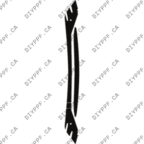 Bumper, Bottom w/ 2 sensors 2024-2024 Mercedes-Benz GLC 300 4MATIC Coupe w/ AMG Line 24-24 4D SUV PPF