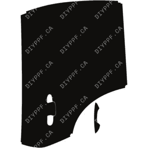 Door, Full Rear Right 2024-2024 Mercedes-Benz GLC 300 4MATIC Coupe w/ AMG Line 24-24 4D SUV PPF