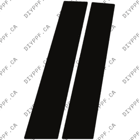 Door, B Pillar Left 2024-2024 Mercedes-Benz GLC 300 4MATIC Coupe w/ AMG Line 24-24 4D SUV PPF