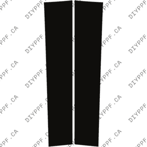 Door Panels Front, L&R 2024-2025 Mercedes-Benz CLA 250/CLA 250 4MATIC w/ AMG Night Package/CLA 35 25-24 4D Sdn PPF