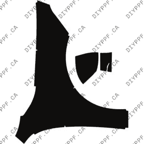 Fenders/Mirrors Full, Right 2024-2025 Mercedes-Benz CLA 250/CLA 250 4MATIC w/ AMG Night Package/CLA 35 25-24 4D Sdn PPF