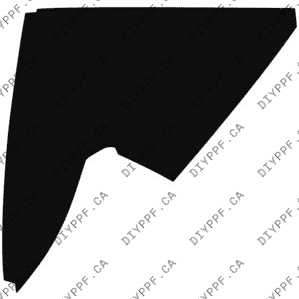 Fender, Left, Wrapped 2024-2024 GMC Acadia AT4 24-24 4D SUV PPF