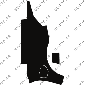 Fender, Right Full 2025-2025 Porsche Taycan Base/4S 25-25 4D Sdn PPF