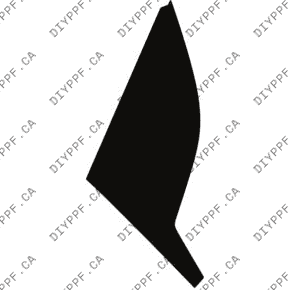 Fender, Right, Wrapped 2025-2025 Genesis GV80 Coupe 25-25 4D SUV PPF