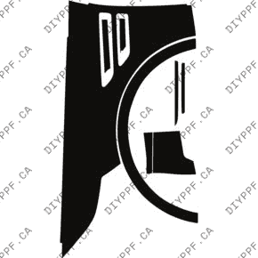 Fender, Left Full 2025-2025 Genesis GV80 Coupe 25-25 4D SUV PPF