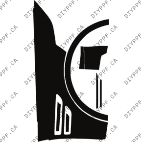 Fender, Right Full 2025-2025 Genesis GV80 Coupe 25-25 4D SUV PPF