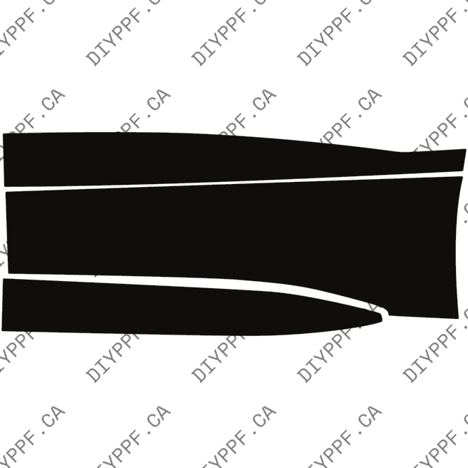 Door, Rear Panel Left 2025-2025 Genesis GV80 Coupe 25-25 4D SUV PPF